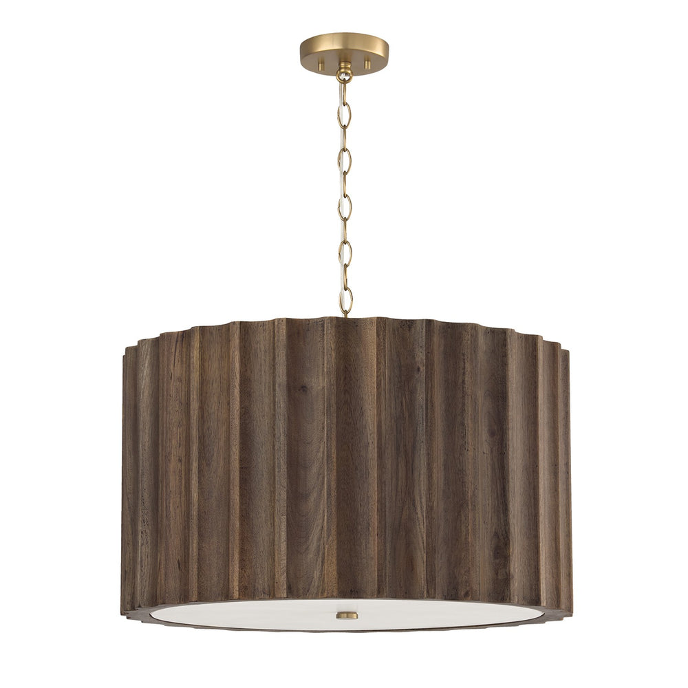 Capital Lighting - Four Light Pendant - Cody - Matte Brass- Union Lighting Luminaires Decor