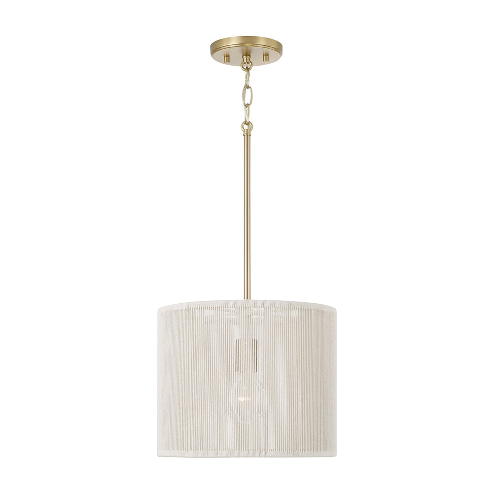 Capital Lighting - One Light Pendant - Tara - Matte Brass- Union Lighting Luminaires Decor