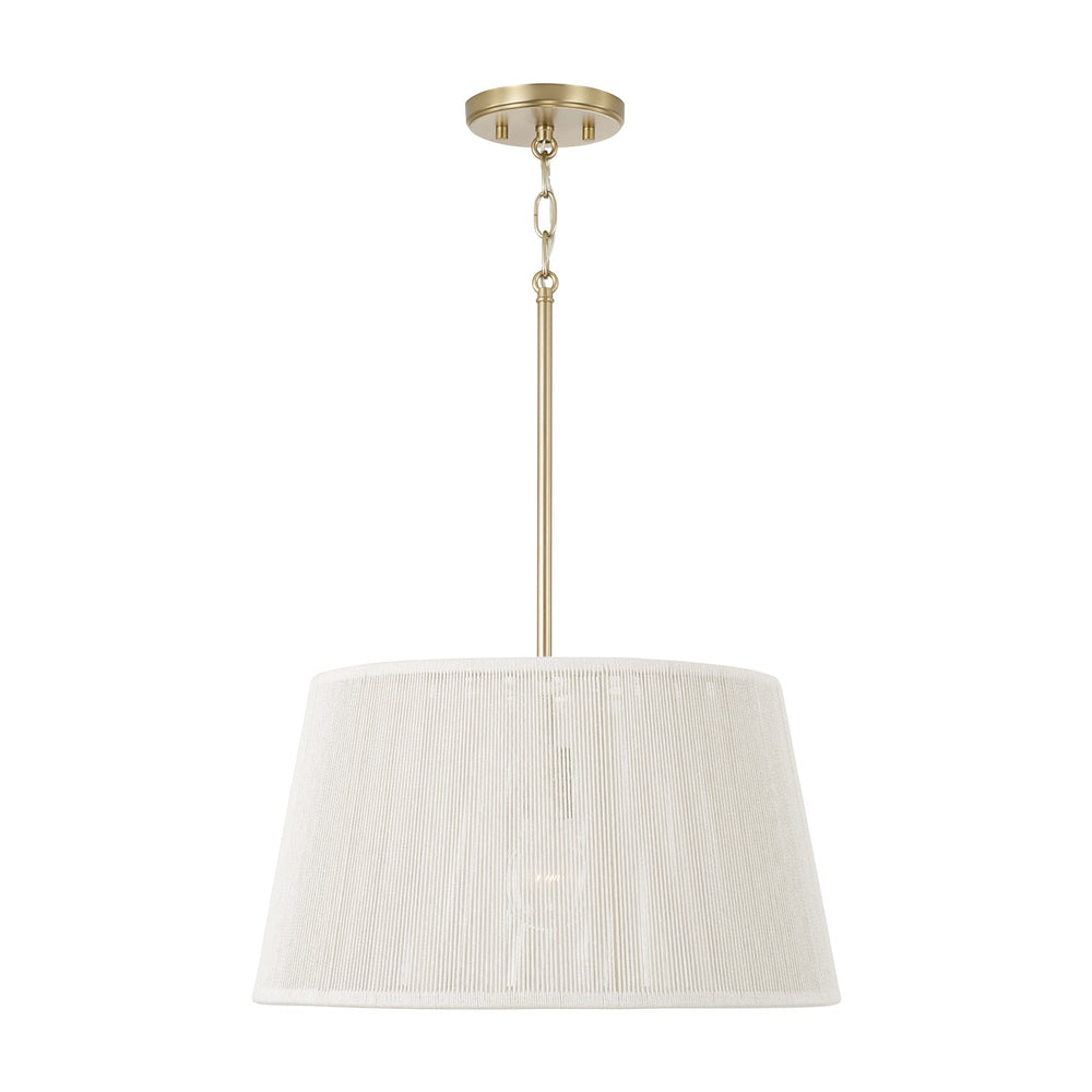 Capital Lighting - One Light Pendant - Tara - Matte Brass- Union Lighting Luminaires Decor
