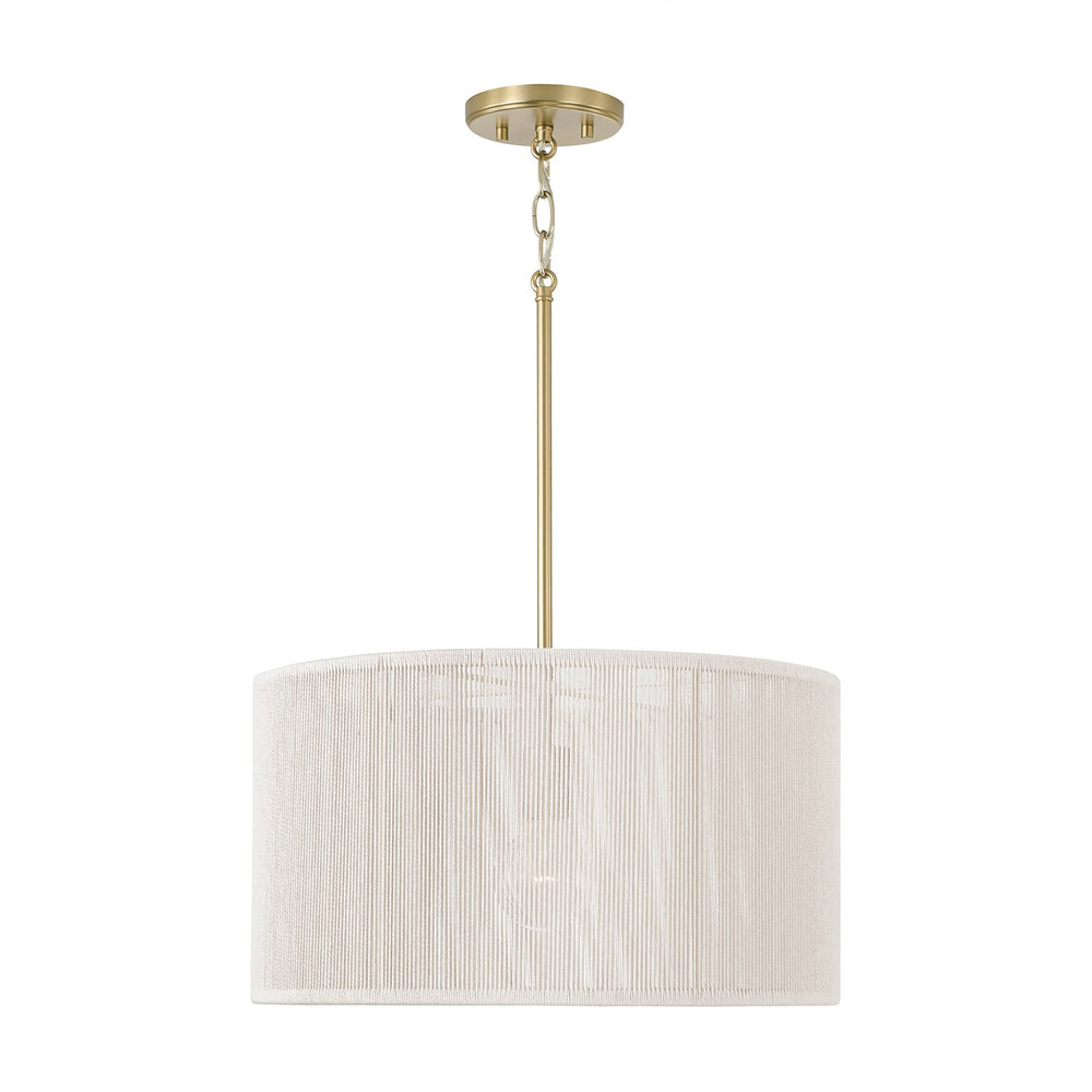 Capital Lighting - One Light Pendant - Tara - Matte Brass- Union Lighting Luminaires Decor
