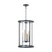 Capital Lighting - Four Light Pendant - Davis - Espresso and Brass- Union Lighting Luminaires Decor