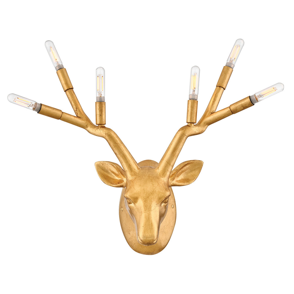 Hinkley Canada - LED Wall Sconce - Stag - Distressed Brass- Union Lighting Luminaires Decor