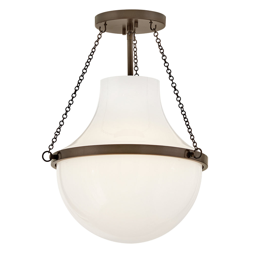 Hinkley Canada - LED Semi-Flush Mount - Collins - Heritage Bronze- Union Lighting Luminaires Decor