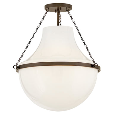 Hinkley Canada - LED Semi-Flush Mount - Collins - Heritage Bronze- Union Lighting Luminaires Decor