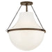 Hinkley Canada - LED Semi-Flush Mount - Collins - Heritage Bronze- Union Lighting Luminaires Decor