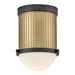 Hinkley Canada - LED Semi-Flush Mount - Kieran - Black- Union Lighting Luminaires Decor