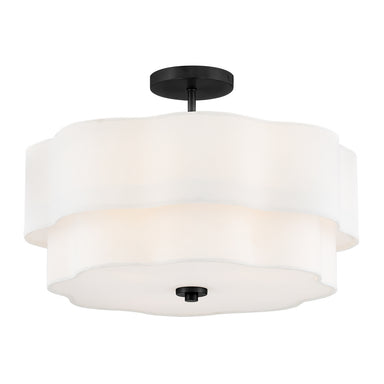 Hinkley Canada - LED Semi-Flush Mount - Gwen - Black- Union Lighting Luminaires Decor