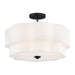 Hinkley Canada - LED Semi-Flush Mount - Gwen - Black- Union Lighting Luminaires Decor