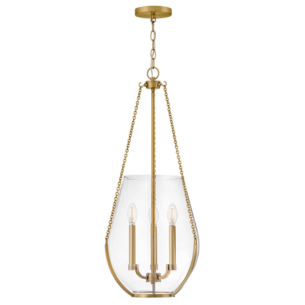 Hinkley Canada - LED Pendant - Farrin - Lacquered Brass- Union Lighting Luminaires Decor