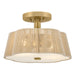Hinkley Canada - LED Semi-Flush Mount - Sasha - Lacquered Brass- Union Lighting Luminaires Decor