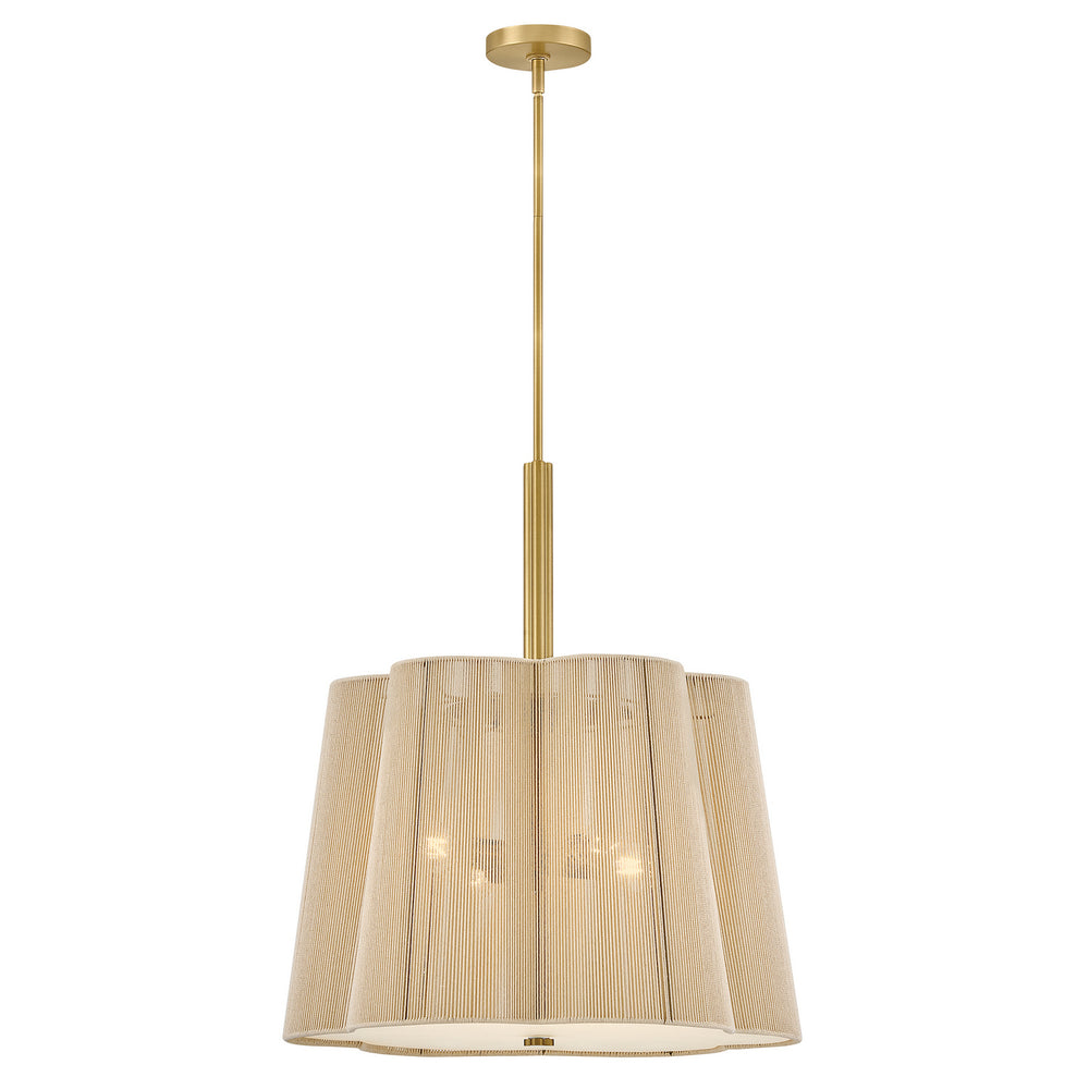 Hinkley Canada - LED Chandelier - Sasha - Lacquered Brass- Union Lighting Luminaires Decor