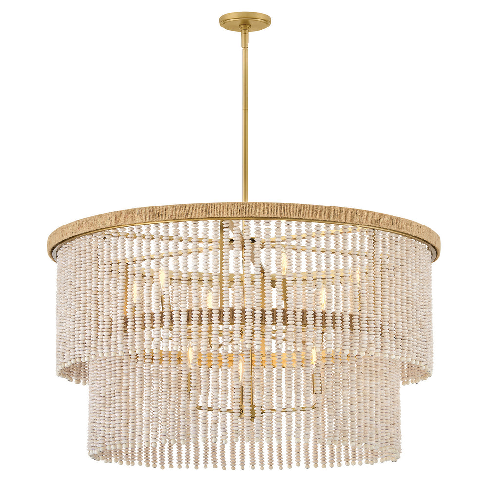 Hinkley Canada - LED Chandelier - Indra - Lacquered Brass- Union Lighting Luminaires Decor