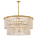 Hinkley Canada - LED Chandelier - Indra - Lacquered Brass- Union Lighting Luminaires Decor
