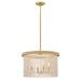 Hinkley Canada - LED Convertible Semi-Flush Mount - Indra - Lacquered Brass- Union Lighting Luminaires Decor