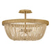Hinkley Canada - LED Semi-Flush Mount - Tula - Burnished Gold- Union Lighting Luminaires Decor