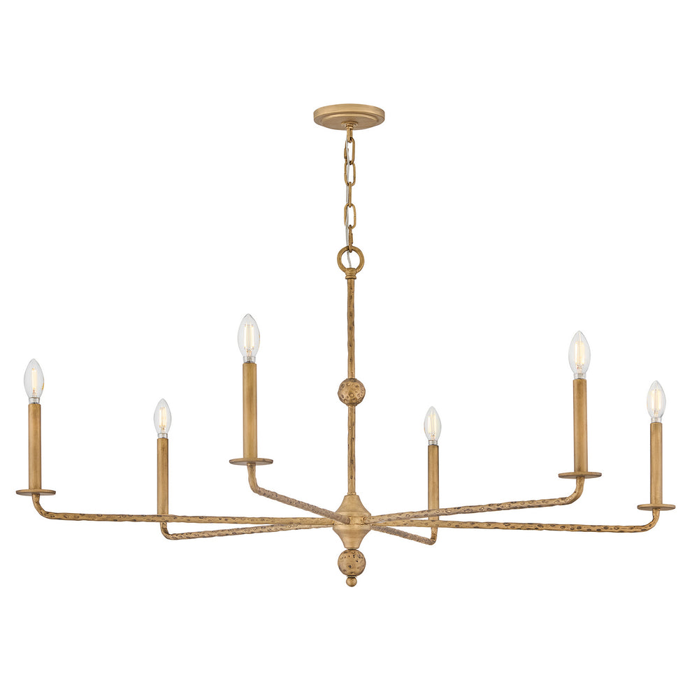 Hinkley Canada - LED Chandelier - Ansel - Burnished Gold- Union Lighting Luminaires Decor
