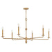 Hinkley Canada - LED Chandelier - Ansel - Burnished Gold- Union Lighting Luminaires Decor
