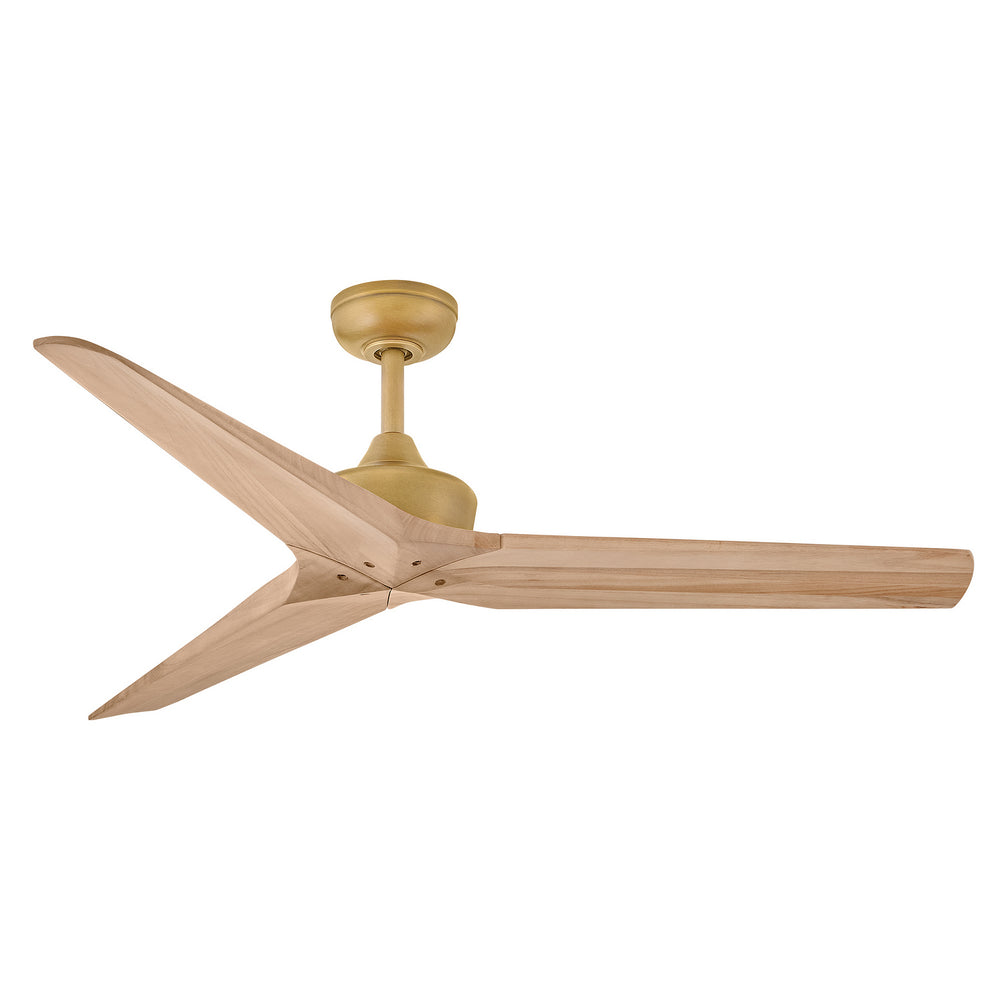Hinkley Canada - 52" Smart Fan - Chisel - Heritage Brass- Union Lighting Luminaires Decor