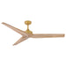 Hinkley Canada - 60" Smart Fan - Chisel - Heritage Brass- Union Lighting Luminaires Decor