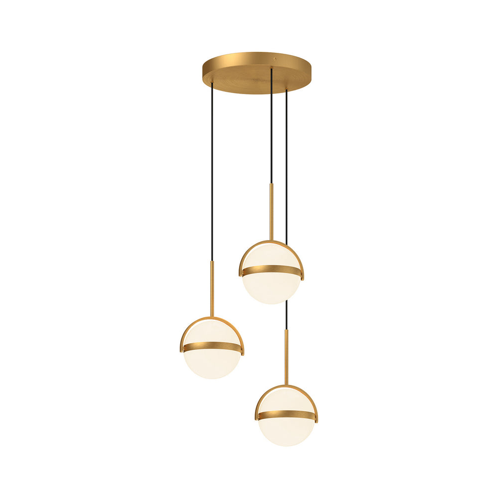 Alora Canada - LED Pendant - Globo - Brushed Gold- Union Lighting Luminaires Decor