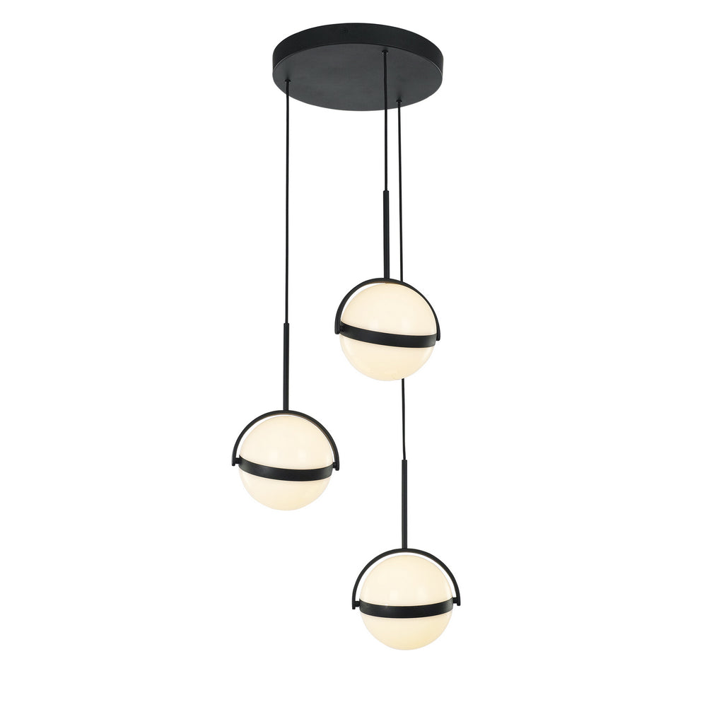 Alora Canada - LED Pendant - Globo - Matte Black- Union Lighting Luminaires Decor