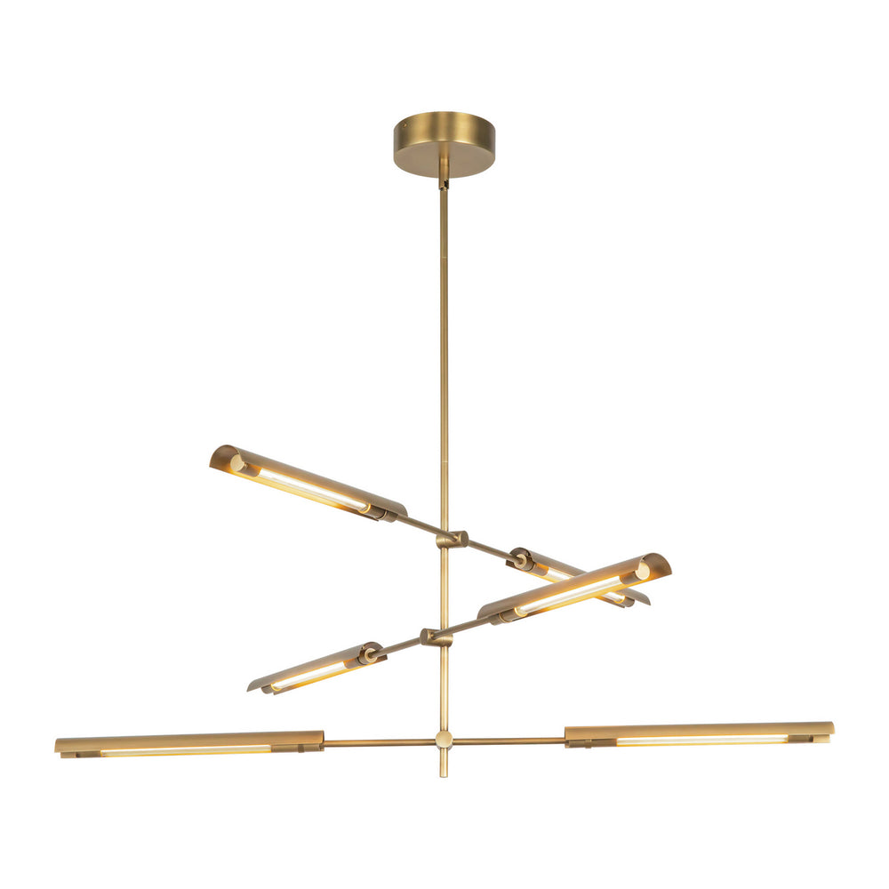 Alora Canada - LED Pendant - Astrid - Metal Shade/Vintage Brass- Union Lighting Luminaires Decor