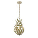 Crystorama - Three Light Chandelier - Broche - Champagne Green Tea- Union Lighting Luminaires Decor