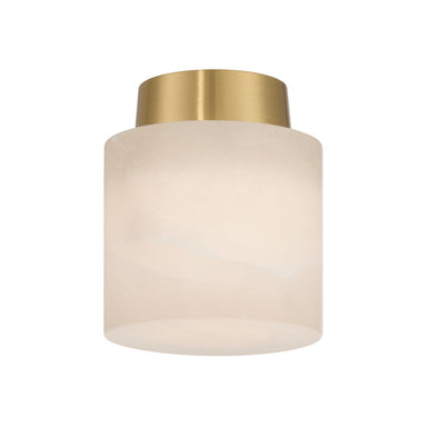 Crystorama - One Light Semi Flush Mount - Acme - Aged Brass- Union Lighting Luminaires Decor