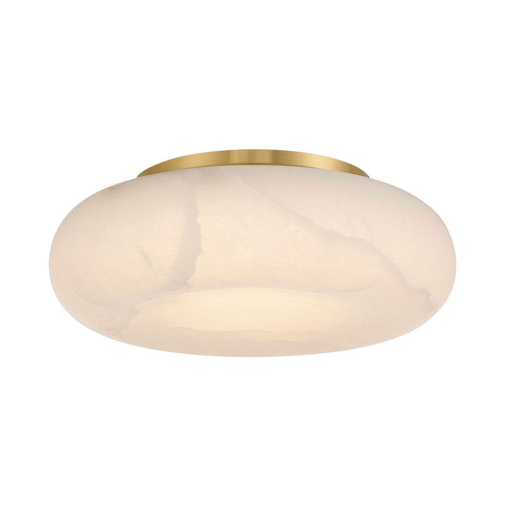 Crystorama - LED Flush Mount - Acme - Aged Brass- Union Lighting Luminaires Decor