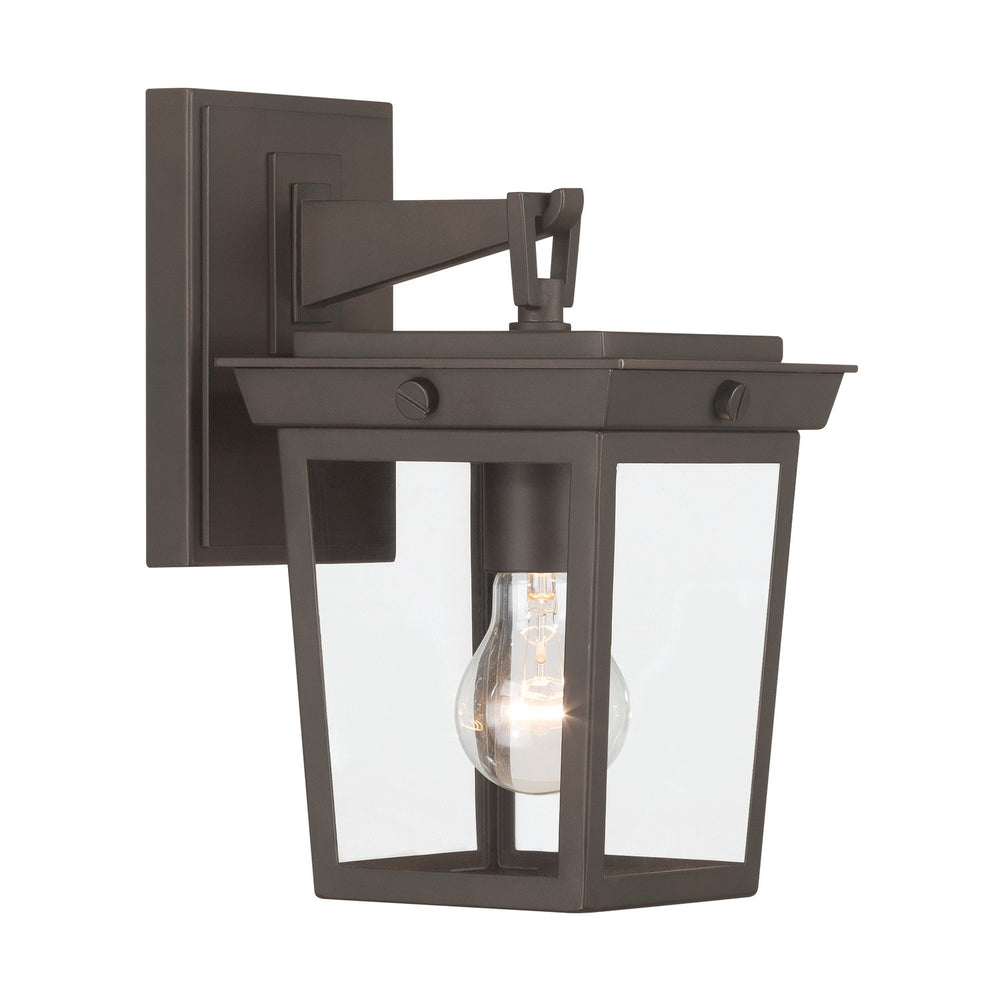 Crystorama - One Light Outdoor Wall Sconce - Belmont - Twilight Bronze- Union Lighting Luminaires Decor