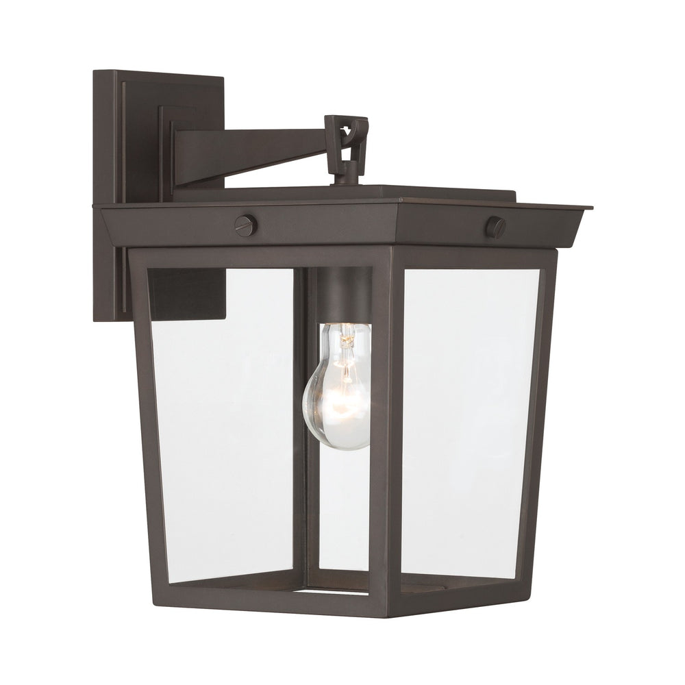 Crystorama - One Light Outdoor Wall Sconce - Belmont - Twilight Bronze- Union Lighting Luminaires Decor