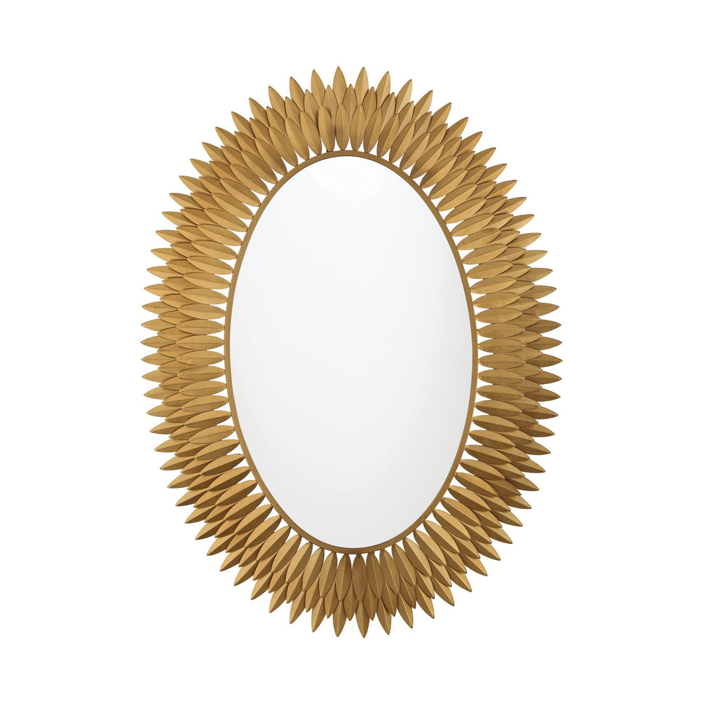 Crystorama - LED Mirror - Broche - Antique Gold- Union Lighting Luminaires Decor