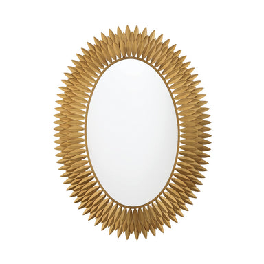 Crystorama - LED Mirror - Broche - Antique Gold- Union Lighting Luminaires Decor