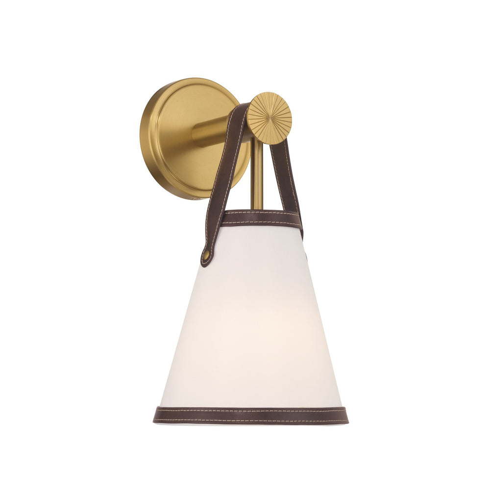 Crystorama - One Light Wall Sconce - Callahan - Luxe Gold- Union Lighting Luminaires Decor