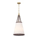 Crystorama - Three Light Pendant - Callahan - Luxe Gold- Union Lighting Luminaires Decor