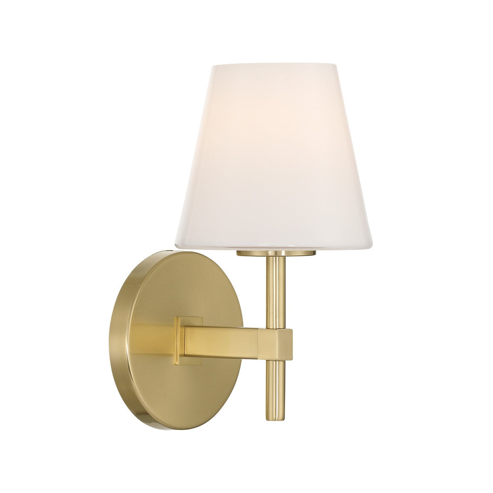 Crystorama - One Light Wall Sconce - Colton - Vibrant Gold- Union Lighting Luminaires Decor