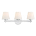 Crystorama - Three Light Bath - Colton - Polished Chrome- Union Lighting Luminaires Decor