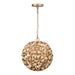 Crystorama - One Light Chandelier - Cora - Soft Gold- Union Lighting Luminaires Decor