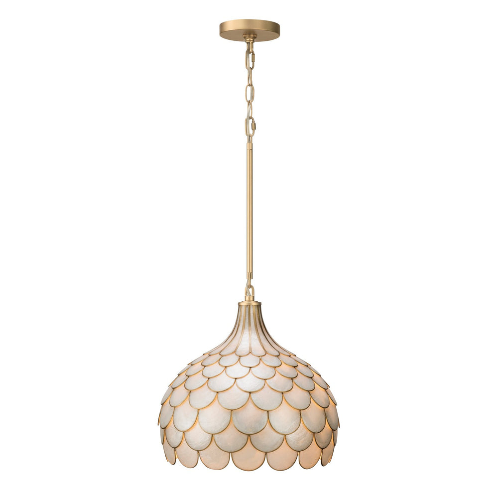 Crystorama - Three Light Pendant - Darby - Soft Gold- Union Lighting Luminaires Decor