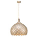 Crystorama - Five Light Pendant - Darby - Soft Gold- Union Lighting Luminaires Decor