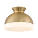 Crystorama - Two Light Flush Mount - Gidget - Vibrant Gold- Union Lighting Luminaires Decor