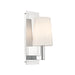 Crystorama - One Light Wall Sconce - Hogan - Polished Chrome- Union Lighting Luminaires Decor