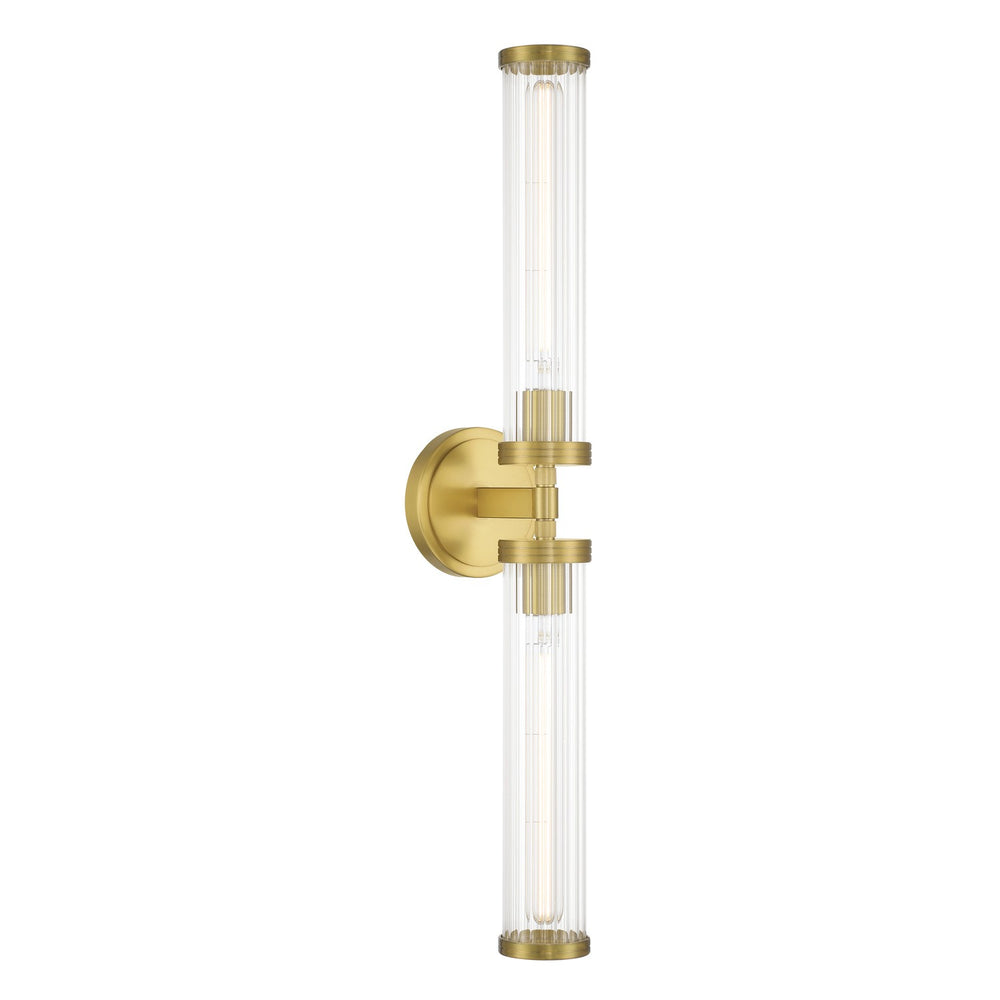 Crystorama - LED Wall Sconce - Jarvis - Aged Brass- Union Lighting Luminaires Decor