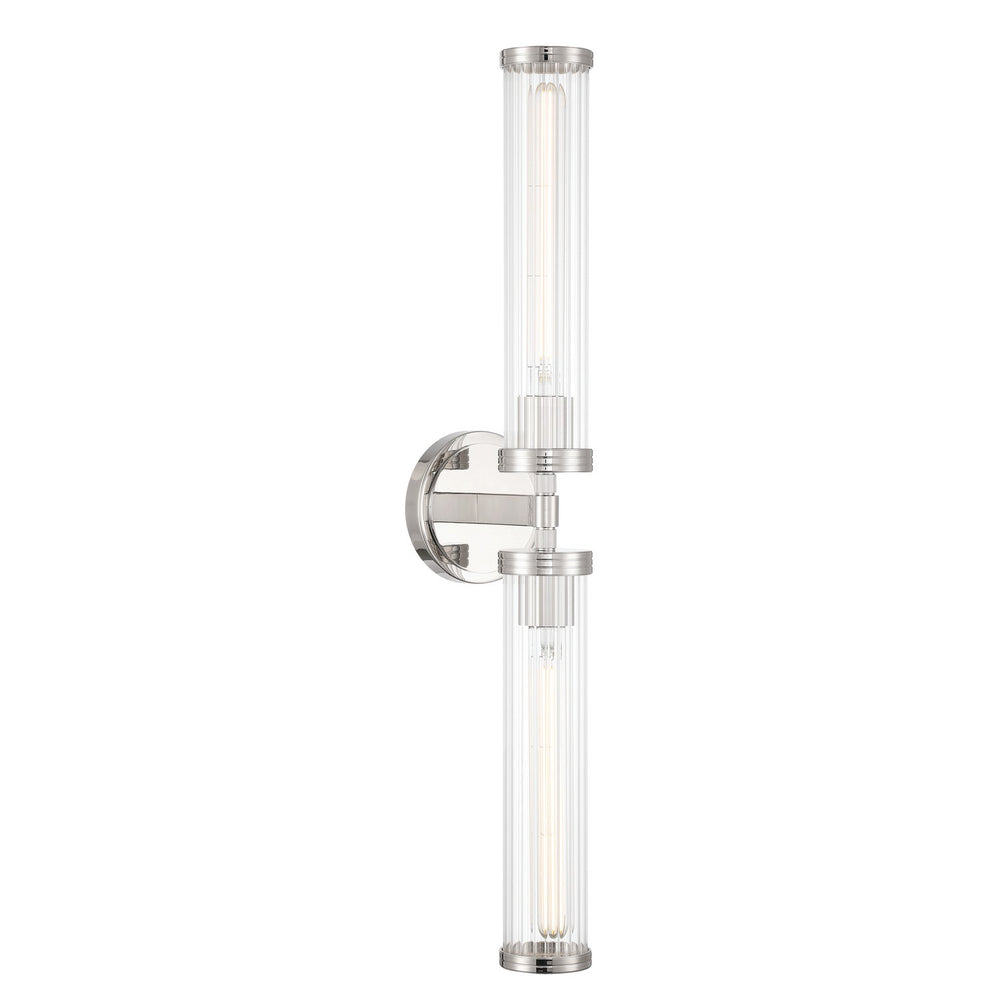 Crystorama - LED Wall Sconce - Jarvis - Polished Nickel- Union Lighting Luminaires Decor