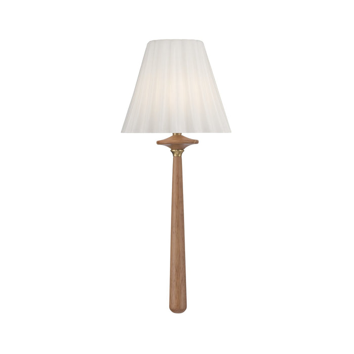 Crystorama - LED Wall Sconce - Jules - Aged Brass + Wood- Union Lighting Luminaires Decor