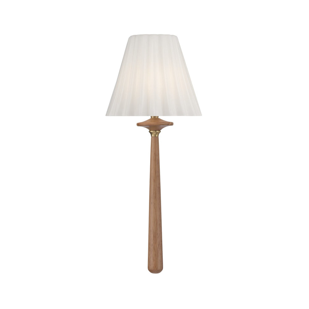 Crystorama - LED Wall Sconce - Jules - Aged Brass + Wood- Union Lighting Luminaires Decor