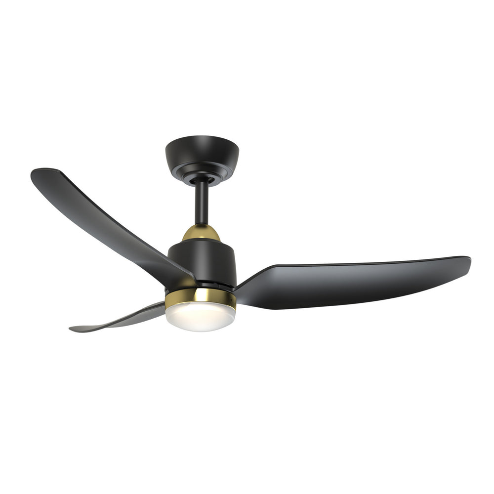 Kuzco Canada - 42" Ceiling Fan - Hugo - Brushed Gold/Matte Black- Union Lighting Luminaires Decor
