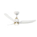 Kuzco Canada - 42" Ceiling Fan - Hugo - Brushed Gold/Matte White- Union Lighting Luminaires Decor