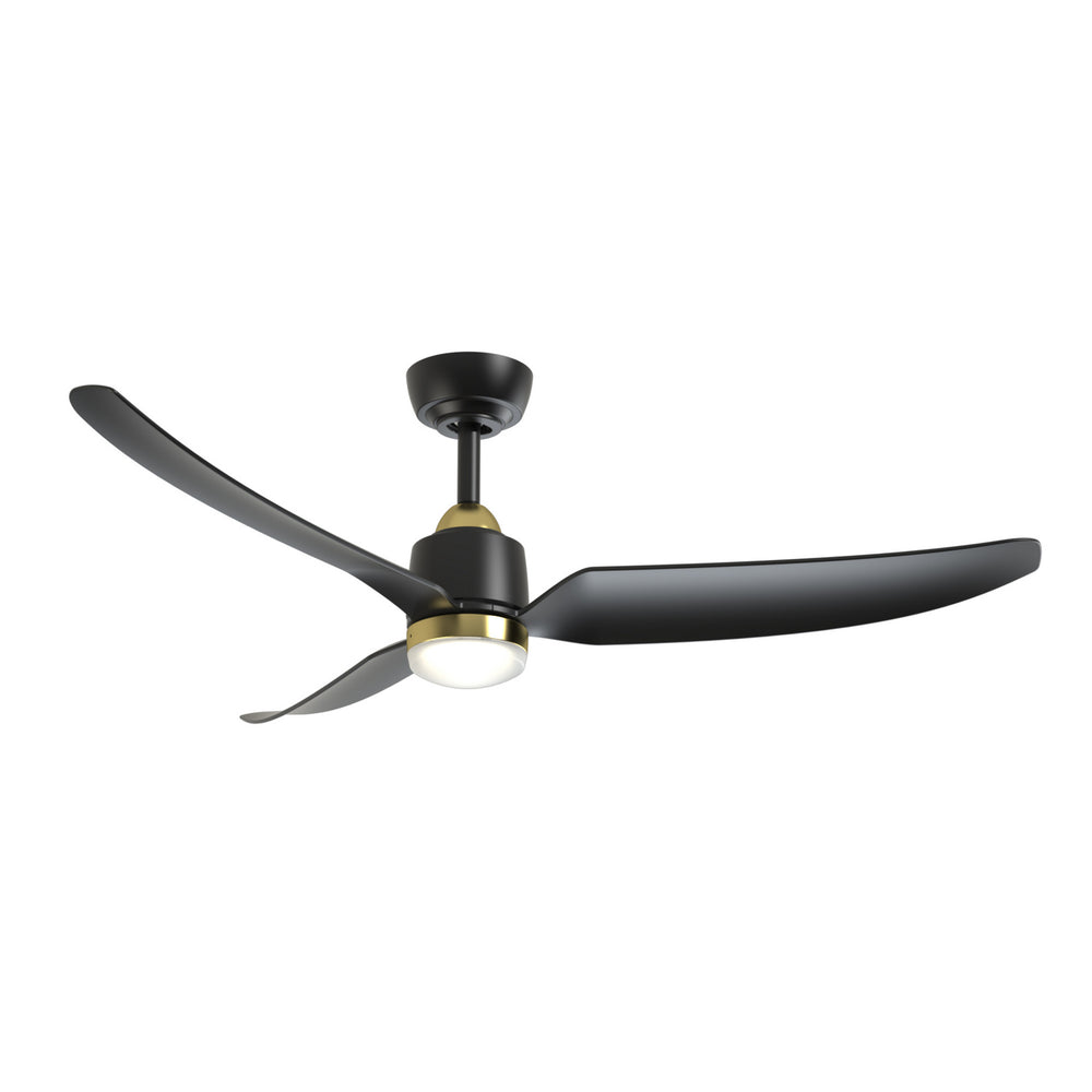 Kuzco Canada - 52" Ceiling Fan - Hugo - Brushed Gold/Matte Black- Union Lighting Luminaires Decor