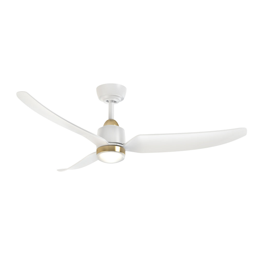 Kuzco Canada - 52" Ceiling Fan - Hugo - Brushed Gold/Matte White- Union Lighting Luminaires Decor